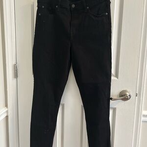 GAP Women’s Dark Black Skinny Jeans - 14 Tall